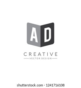 Education Letter AD Logo Template vector