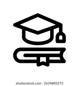 education line icon. Clean and minimalist vector icon for websites, mobile apps, presentations, and logos. Fully scalable and customizable for any project.