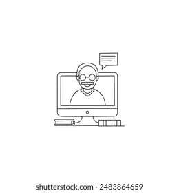 Education line icon collection. Study icons, Editable stroke. Vector illustration. Containing knowledge, college, task list, design, training, idea, teacher, file, graduation hat