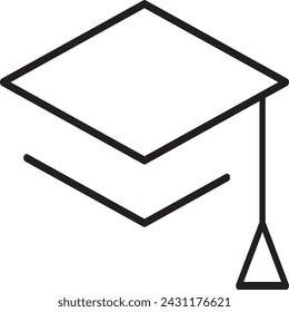Education line icon. Editable stroke.
