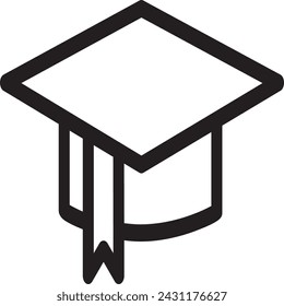 Education line icon. Editable stroke.