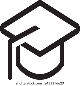 Education line icon. Editable stroke.