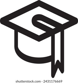 Education line icon. Editable stroke.