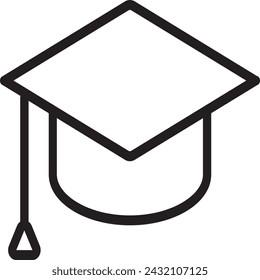 Education line icon. Editable stroke.