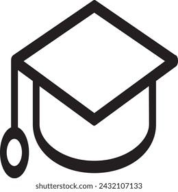 Icono de línea de educación. Trazo editable.