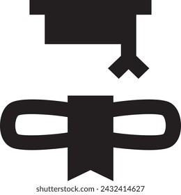 Icono de línea de educación. Trazo editable.