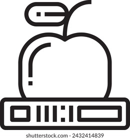 Education line icon. Editable stroke.