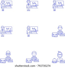 Education- Line Icon Set