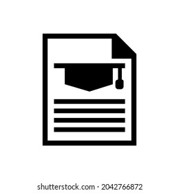 Education line icon vector. college illustration sign. study symbol. university logo. student mark.