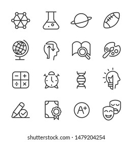 Education - Line Icons - Vector icons set