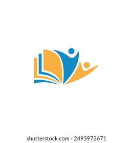 Education logo, book logo design for bookstore, book company publisher