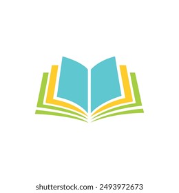 Education logo, book logo design for bookstore, book company publisher