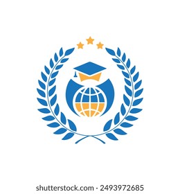 Education logo, book logo design for bookstore, book company publisher