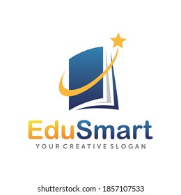 Education Logo. BookLogo Design Vector Template