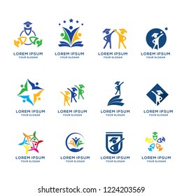 Education logo collection