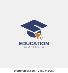 Education logo, College, academy, online, pen, team, university, school icon logo template