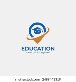 Education logo, College, academy, online, pen, team, university, school icon logo template 