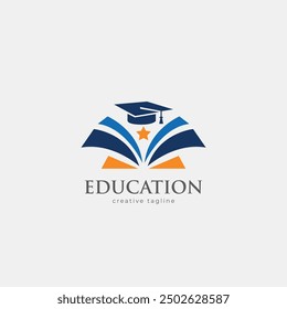 Education logo, College, academy, online, pen, team, university, school icon logo template 