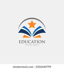 Education logo, College, academy, online, pen, team, university, school icon logo template 