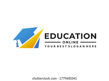 education logo concept, school, learning design template