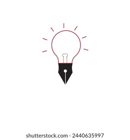 Bildungslogo oder Creative Minimalist-Logo