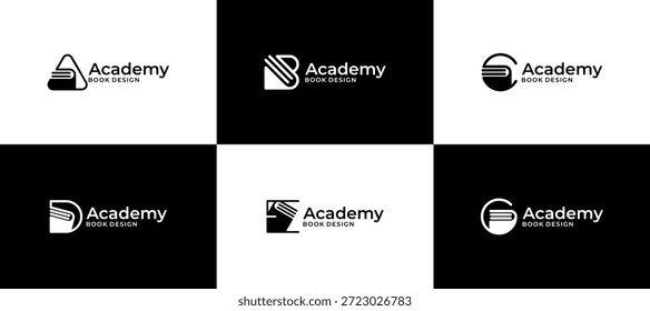 education logo design. academy logo vector