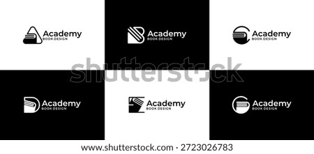 education logo design. academy logo vector