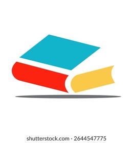 Education Logo Design Concept With Graduation Symbol. Book Icon For Study Logo