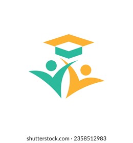 Education logo design element vector with creative concept