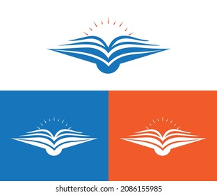 formato de eps de diseño de logotipo educativo