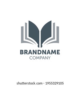 Bildungs-Logo-Design mit Geometrie
