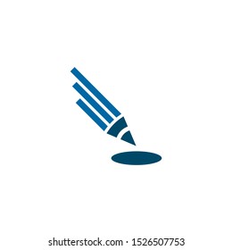 Education logo design inspiration with using icon of pen, book, people and hat