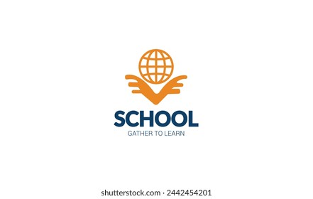 Education logo design inspiration with using book