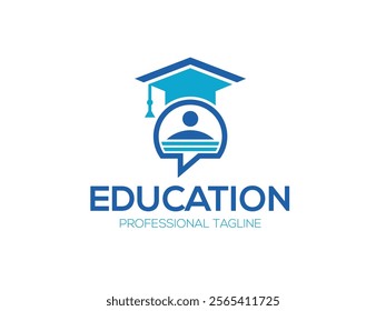 Education logo design, Modern Education Vector Logo Design Template