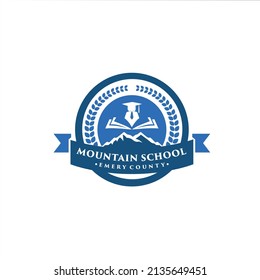 Mountain education logo Images, Stock Photos & Vectors | Shutterstock