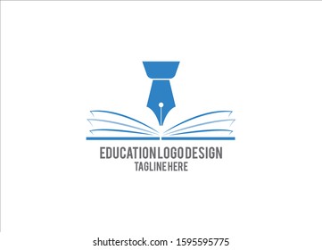 Education logo design and sign symbol logo template