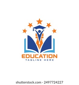 Education logo design, education logo, study logo
