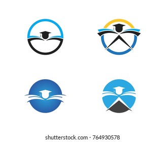 Education logo design template
