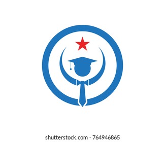 Education logo design template