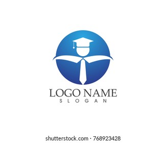 Education logo design template