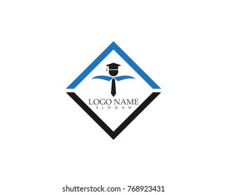 Education logo design template