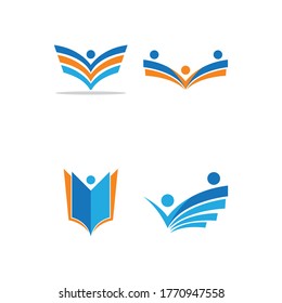 Design-Vorlage für Bildungslogo, Bildungs-Logo, Vektorgrafik
