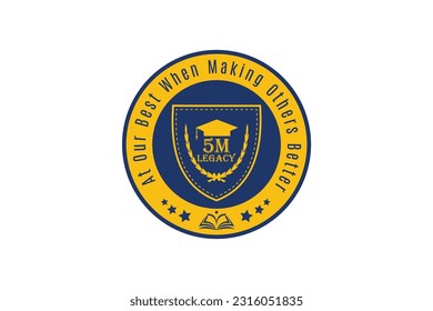 education logo design template for collage university and school