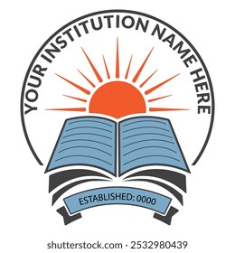 Education logo design template for school and organization