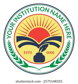 Education logo design template for school and organization