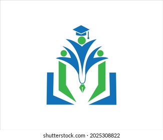 Education Logo Design Template Vector illustration.