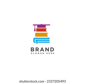 Vector de plantillas de diseño de logotipo educativo