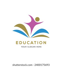 Bildungs-Logo-Design für Vorlagen