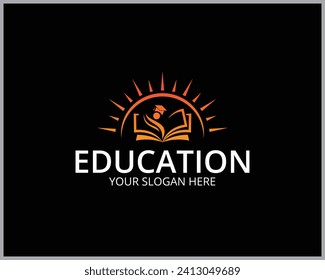 Education logo design, University, College, Graduate logo design icon for Business and education.