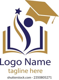 Education logo design vector art graphics